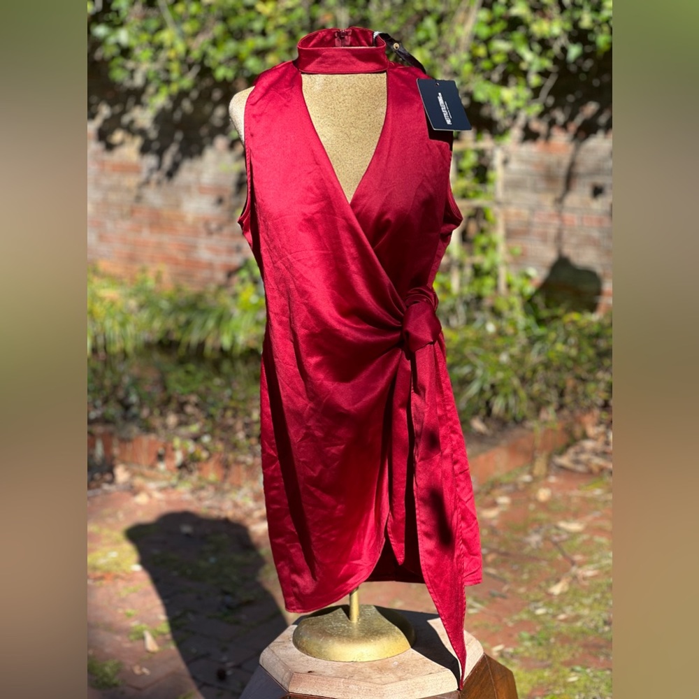 Pretty Little Thing PLT Sexy Red Mini Dress.